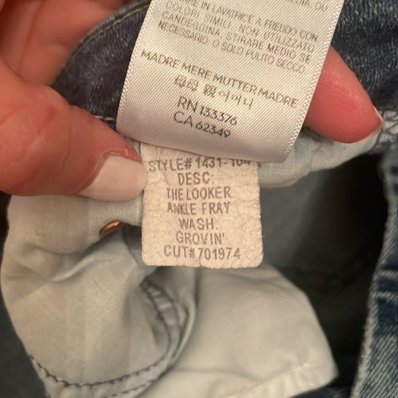 MOTHER denim, ankle fray - Picture 2 of 3